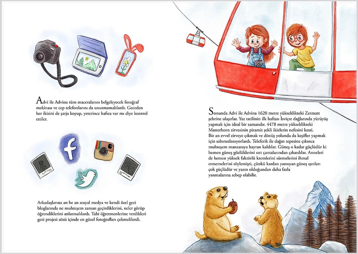 Advi ile Advina İsviçre Macerası — illustration 4