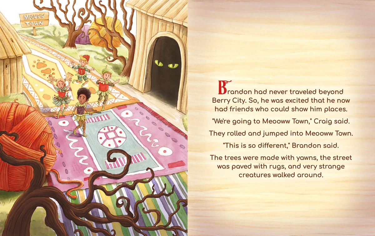 The Berry Story — illustrated spread
