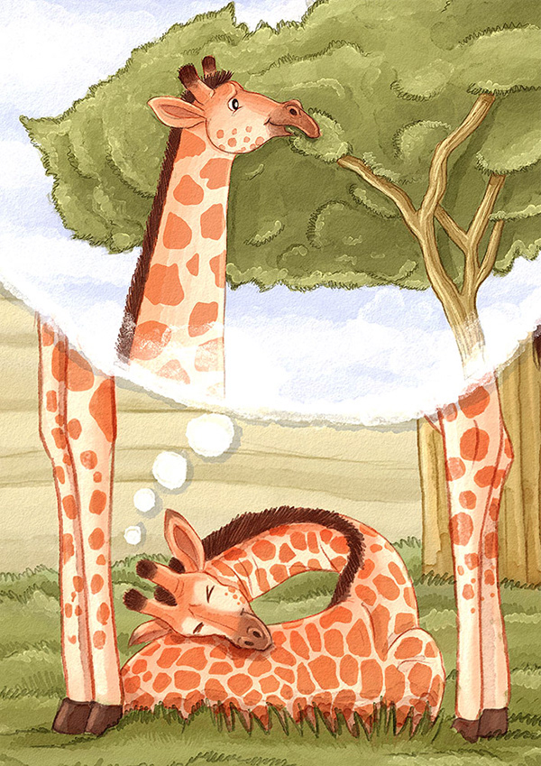 Baby Giraffe — illustration 1