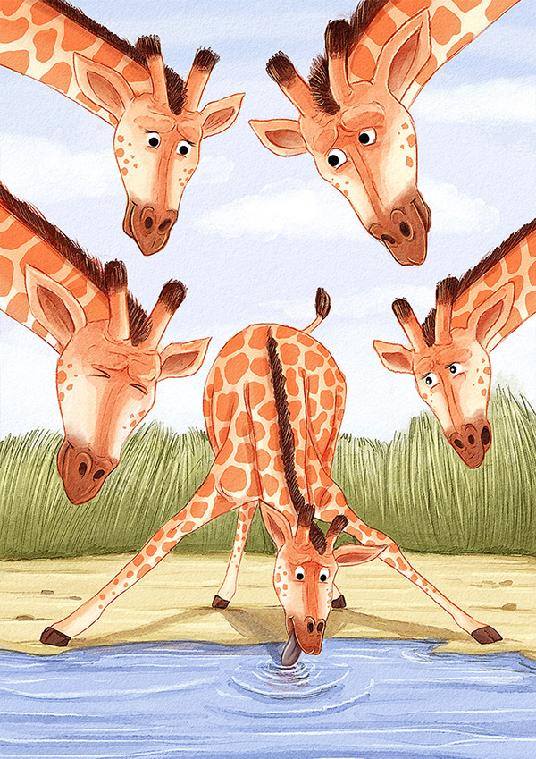 Baby Giraffe — illustration 5
