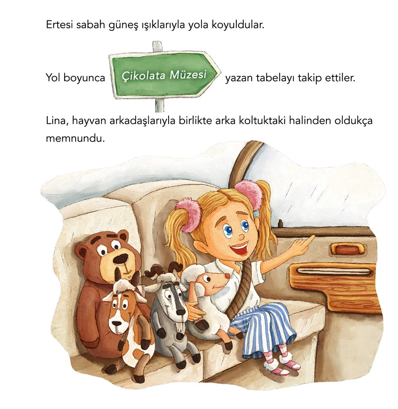 Lina — illustrated book page